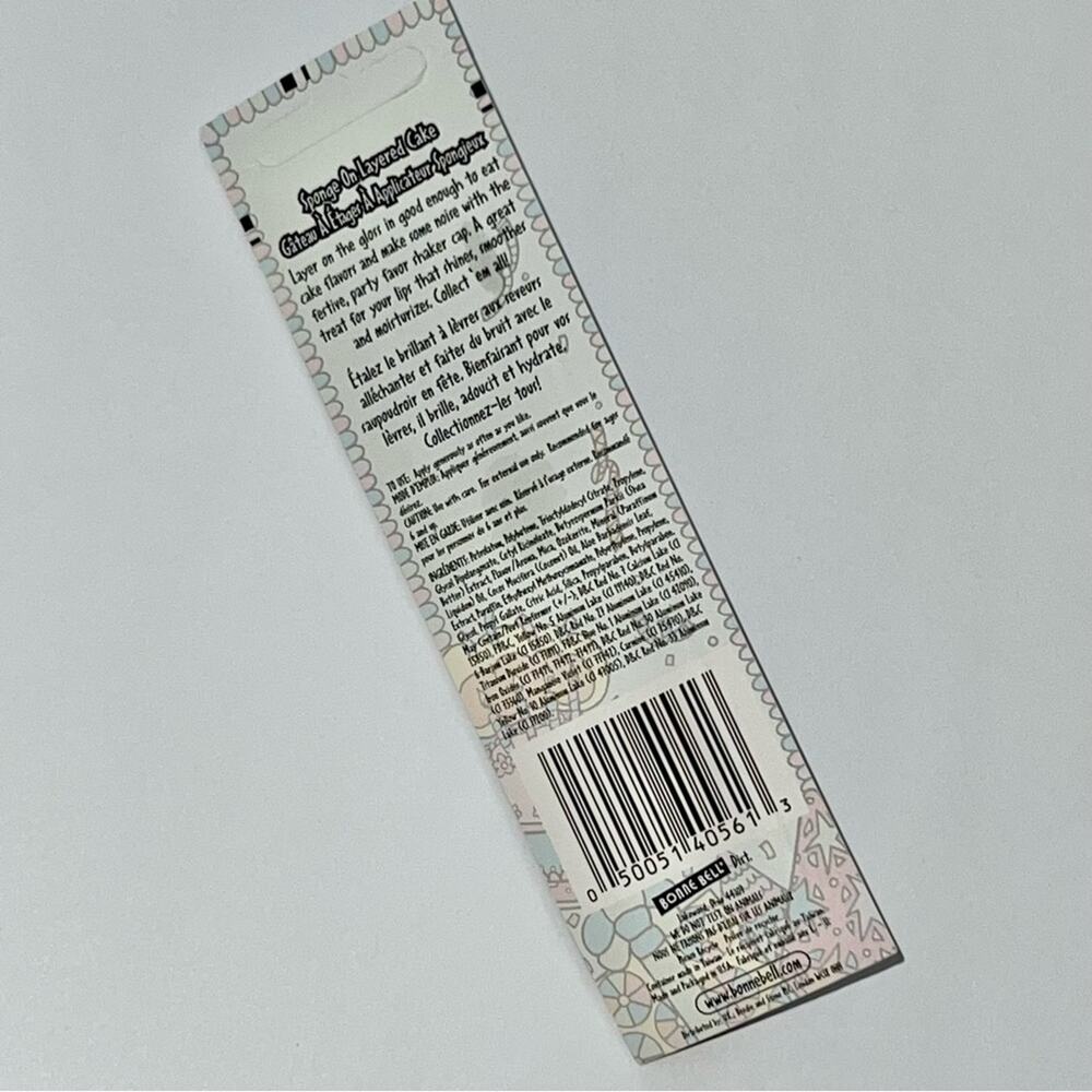VTG RARE Y2k Bonne Bell Lip Smackers Sponge On Layered Birthday Cake Gloss - Picture 7 of 9